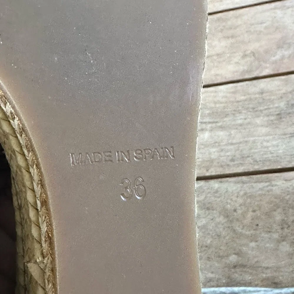 Kanna Wedge Leather Slide Samdals 36=5.5